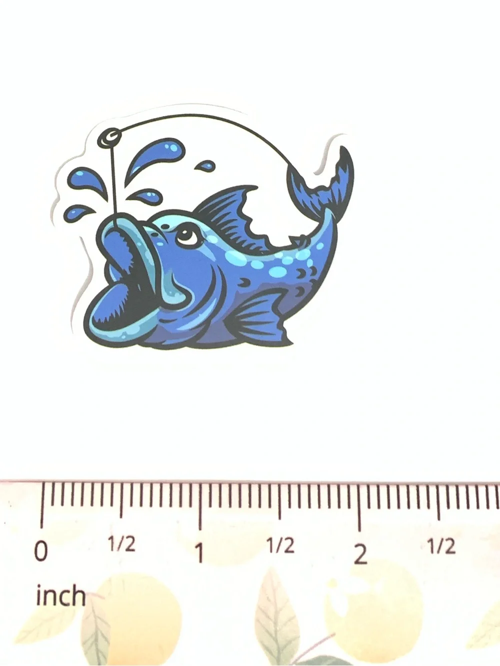 Blue Fish Sticker - Aquatic Vinyl Decal